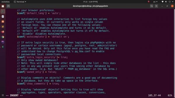 How to fix "Login disallowed for security reasons" of PhpPgAdmin on Ubuntu, Linux