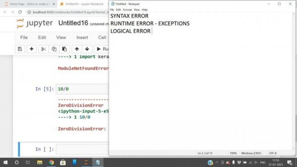 SYNTAX - RUNTIME - LOGICAL ERRORS IN PROGRAMMING LANGUAGES || ERRORS IN PROGRAMMING LANGUAGES