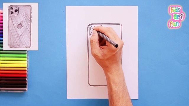 How to draw Apple iPhone 11 Pro смотреть онлайн