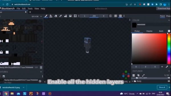 How to export your Minecraft skin as a 3D model