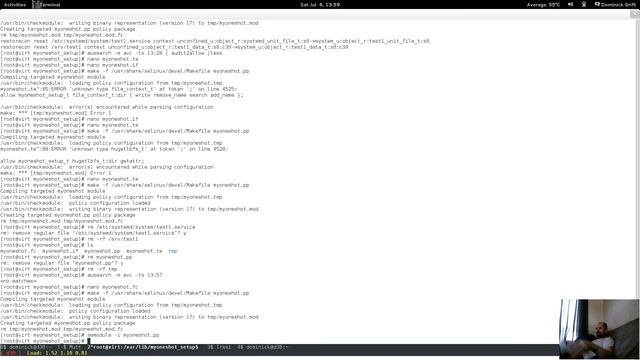 Run single executable file with different permissions with systemd and selinux pt 5 of 6 смотреть онлайн