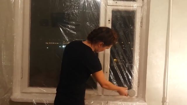 Утепление окон,монтаж теплосберегающей пленки,это просто