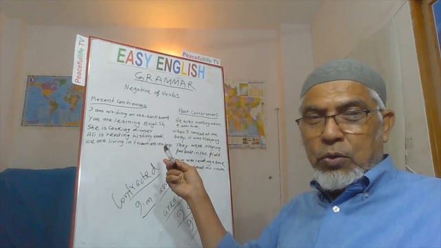 ইজি ইংলিশ- Grammar-Verbs Negative Forms (Present Continuous & Past Continuous) смотреть онлайн
