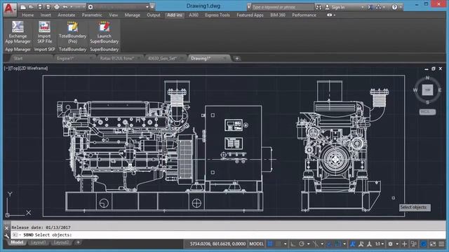 How to Generate Outline (Contour) of Complex Drawing in AutoCAD смотреть онлайн