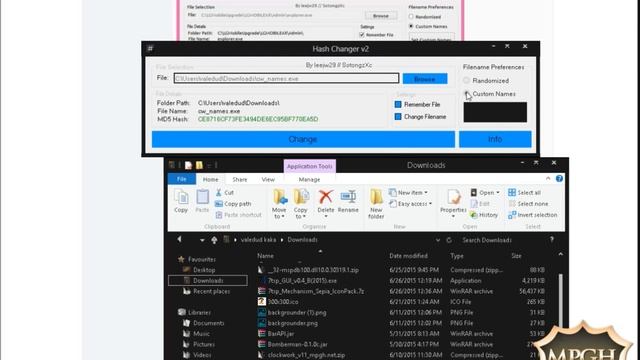 HashChanger v2 [Randomized + Custom File Rename/Remember Path/Autosave Preferences] MPGH TUTORIAL смотреть онлайн