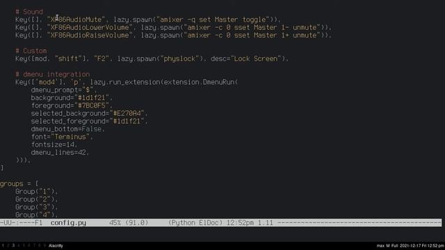 Qtile: How to add the Built In Audio Widget and Use Your Media Keys смотреть онлайн