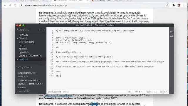 WordPress Debug Error While Using AMP Standard Mode and Google Site Kit смотреть онлайн