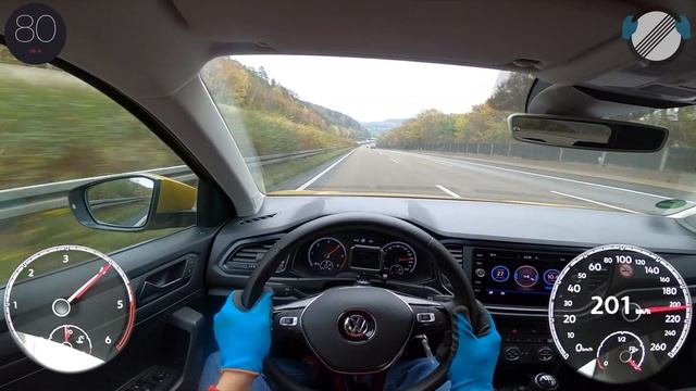 VW T-Roc 1.6 TDI (2021) AUTOBAHN POV TOP SPEED ? смотреть онлайн