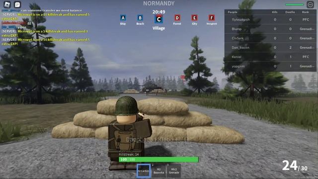 Roblox D-Day Paratrooper ? смотреть онлайн