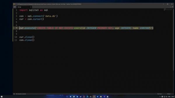 БАЗЫ ДАННЫХ НА PYTHON | SQLITE3 | УСТАНОВКА, СОЗДАНИЕ ТАБЛИЦЫ, ДОБАВЛЕНИЕ И ЧТЕНИЕ ДАННЫХ