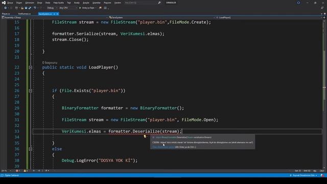 Unity - Dosya sistemini kullanarak Save & Load Yapımı смотреть онлайн
