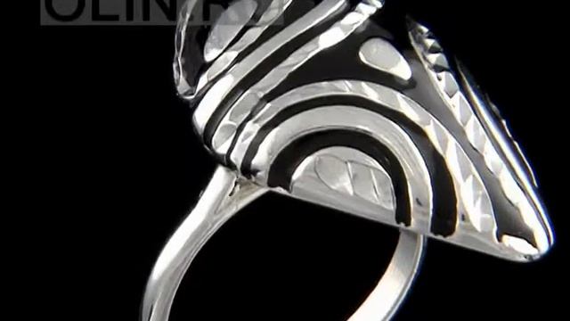 Колечко из серебра с эмалью смотреть онлайн
