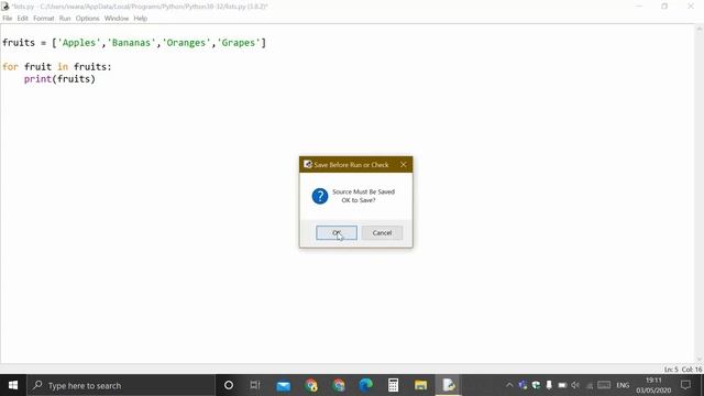 Python Basics p5: Lists in Python смотреть онлайн