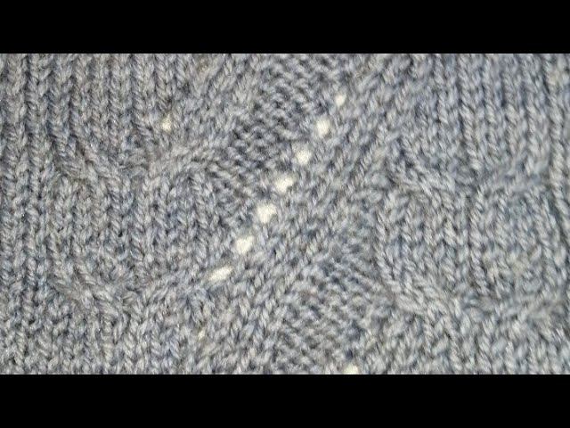 Узор косы спицами смотреть онлайн