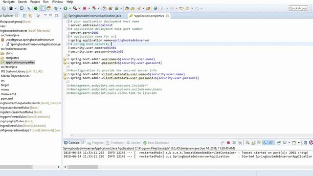 49_0: Monitoring Spring Boot Application| Actuator |Spring Boot Admin Server| Spring Security смотреть онлайн