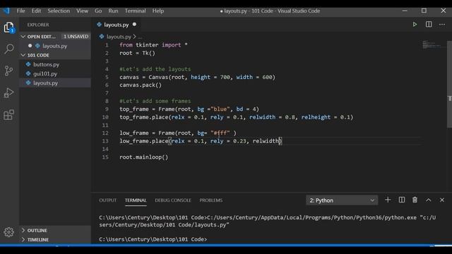 Python GUI - Layouts Part[4/21] смотреть онлайн