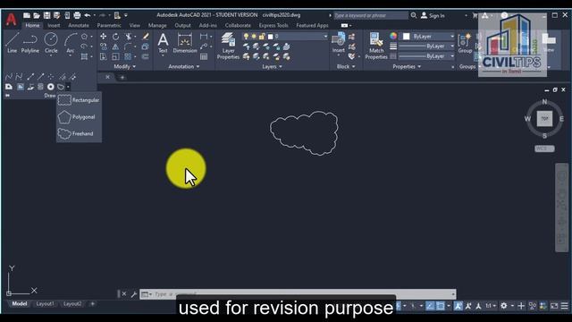 (தமிழ்) How to create Revision Cloud in Autocad - Free course смотреть онлайн