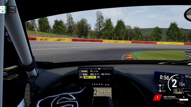 Assetto Corsa Competizione | Spa-Francorchamps гайд по трэку + setup [2.16.232] смотреть онлайн