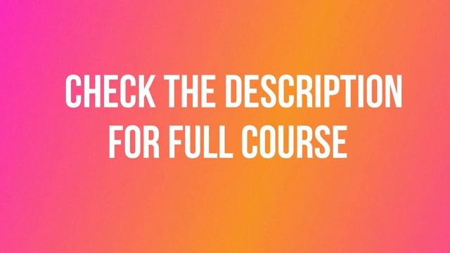Learn To Create AI Assistant (JARVIS) With Python || Udemy Course [Full Course] смотреть онлайн