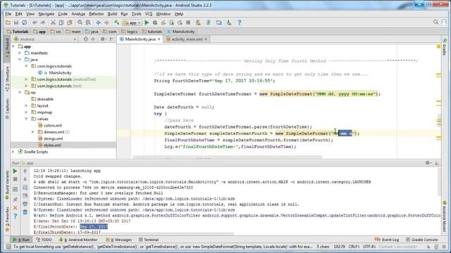 Android Date and Time Formats conversion - Android and Java Logics смотреть онлайн