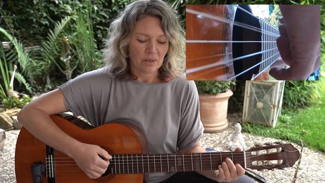 MANTRA Om Guru Om Guru - How to Play on Guitar - Guitar Lesson - Nancy Haywood смотреть онлайн