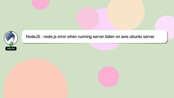 NodeJS : node.js error when running server.listen on aws ubuntu server