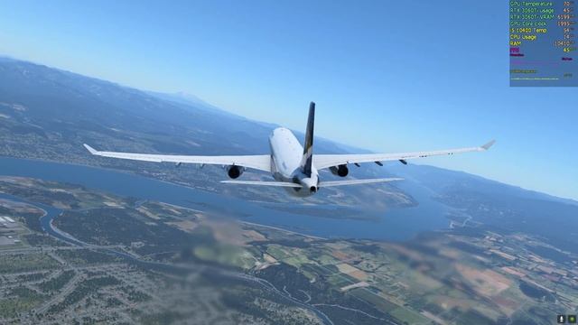 X-Plane 12 PC Ultra Settings Gameplay Nvidia RTX 3060 Ti смотреть онлайн