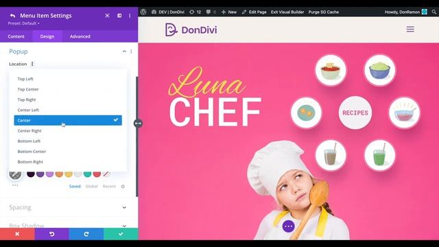 Popup with blurred background - DiviMenus смотреть онлайн