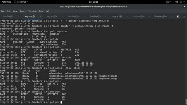 Gluster Container deployment in Openshift using templates-DaemonSets [ Part 3 ] смотреть онлайн