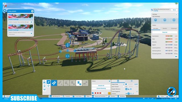 Planet Coaster | 3rd RollerCoaster | Security Cameras | Plaza Still Growing | Ep 5 смотреть онлайн