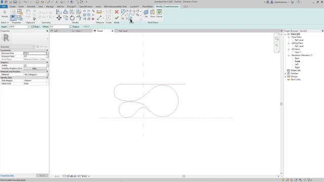 How to model a table from AutoCAD to Revit family 2022 смотреть онлайн