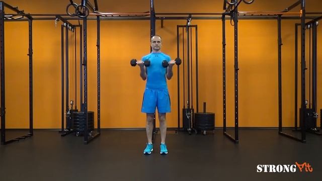 Редуващо се отгоре бицепсово с дъмбели смотреть онлайн