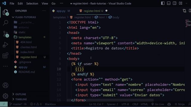 [06] Métodos HTTP en Flask (GET y POST) - Curso de Flask смотреть онлайн