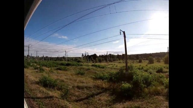 Снято из окна поезда. смотреть онлайн