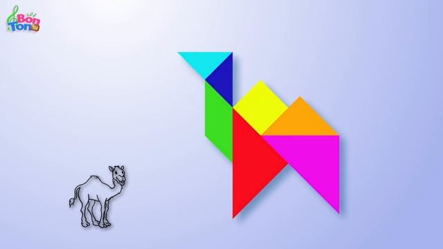 TANGRAM - 01 - Animals - BonTon TV - 七巧板