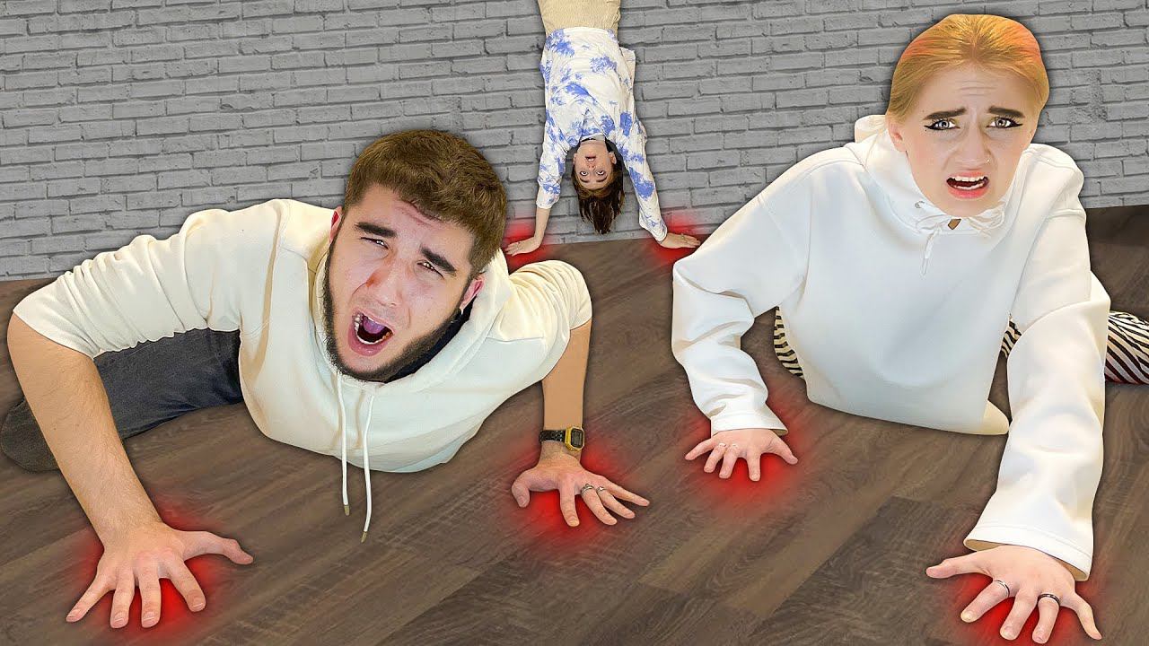 Кто ПОСЛЕДНИЙ ОТПУСТИТ РУКУ от ПОЛА, Получит 1000$ Челлендж смотреть онлайн