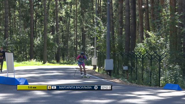 Краевые соревнования по летнему биатлону "Памяти А. Гризмана". Роллеры-спринт. Юноши смотреть онлайн