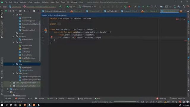 Android Login and Registration Functionality Using Kotlin - Part 9 смотреть онлайн