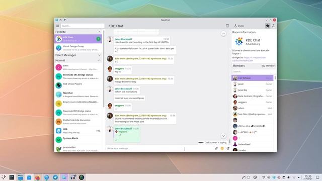 KDE Neochat New Release: Message Bubbles, Custom Reactions, Quick Reply and Quick Edit смотреть онлайн
