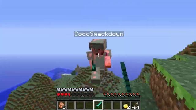 The Minecraft Races - HuskyMUDKIPZ v CocoSmackDown - PvP BATTLE смотреть онлайн