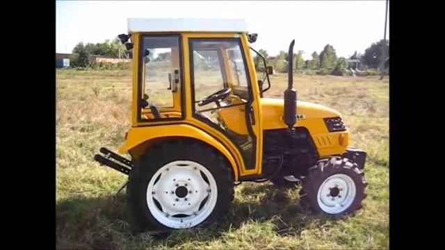 Минитрактор Донфенг DF244 с кабиной смотреть онлайн