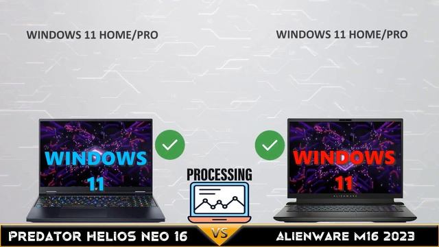 Predator Helios Neo 16 vs Alienware M16 2023 | Full Specs Comparison | Tech compare смотреть онлайн