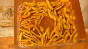 Новый способ сушки  персика Персиковая курага