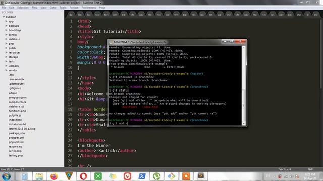 Simple Git Workflow Tutorial with ENG Subtitle | Git Tutorial for beginners смотреть онлайн