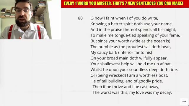 Reading A Shakespeare Sonnet In British English ASMR #4 23, 80, 22