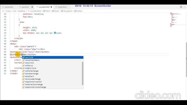 How To Make Increment Decrement Counter In JavaScript | Simple Counter |Counter on button JavaScrip смотреть онлайн
