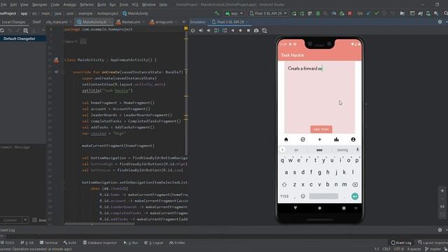 HomeProject – MainActivity kt HomeProject app Android Studio 2021 04 05 00 58 43 смотреть онлайн