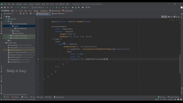 How to implement Automatic Slider in Jetpack Compose | Android | Make it Easy смотреть онлайн