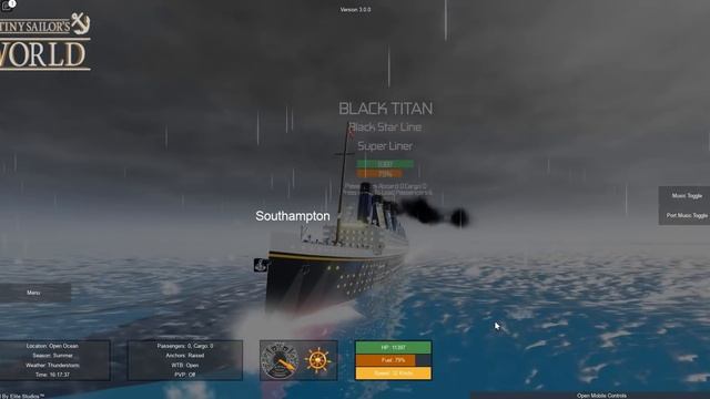 Sinking Old Ships! | Tiny Sailors World | Roblox смотреть онлайн