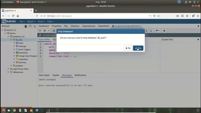 PostgreSQL 002 Cria e Apagar um Banco de Dados смотреть онлайн